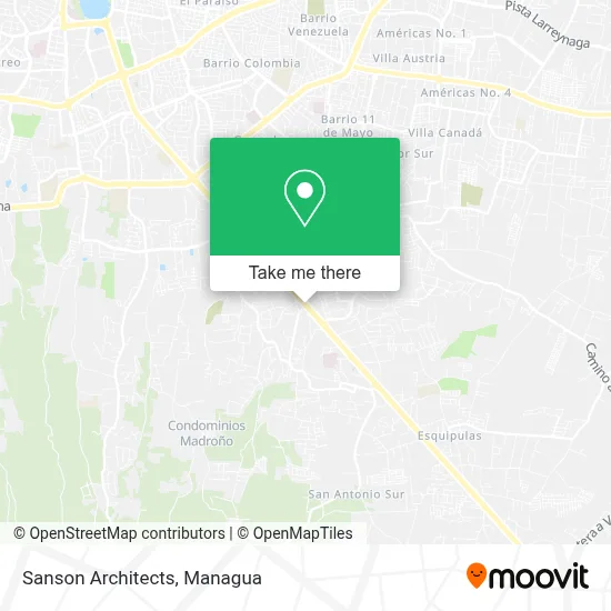 Sanson Architects map