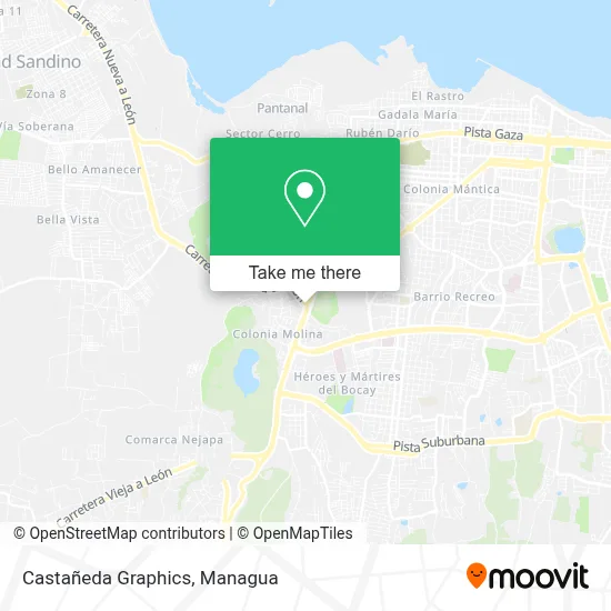 Castañeda Graphics map