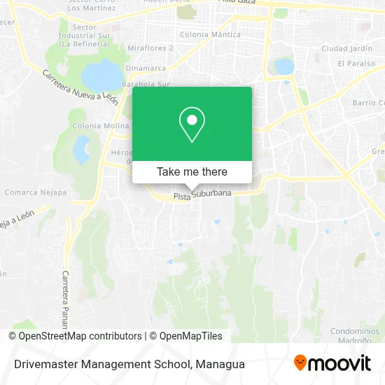 Drivemaster Management School map
