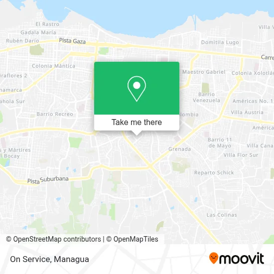 On Service map