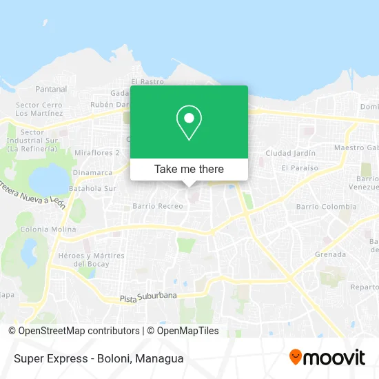 Super Express - Boloni map