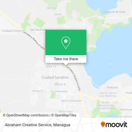 Abraham Creative Service map