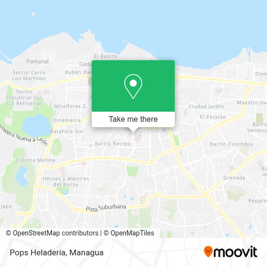 Pops Heladería map