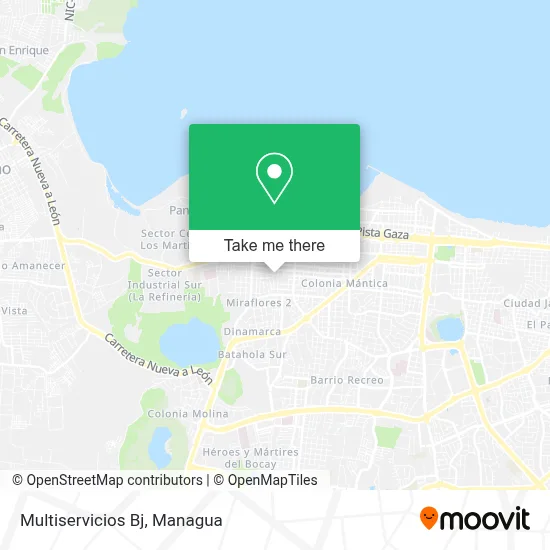Multiservicios Bj map