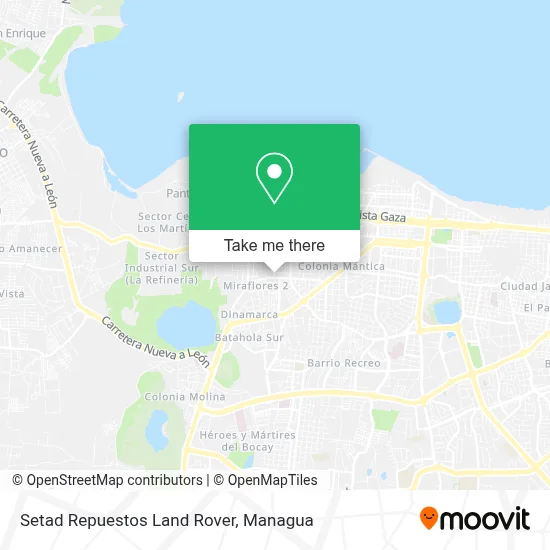 Setad Repuestos Land Rover map