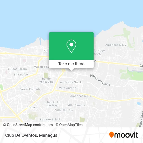 Club De Eventos map