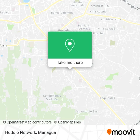 Huddle Network map