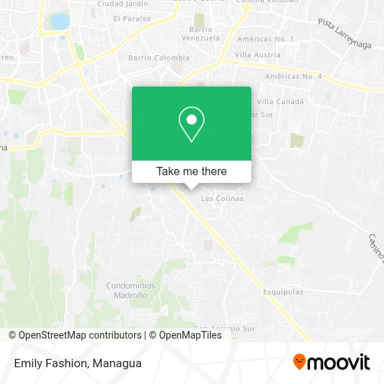Emily Moda map