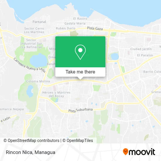 Rincon Nica map