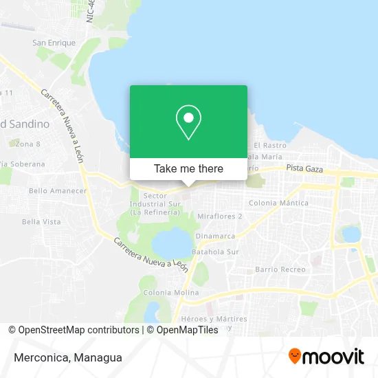 Merconica map
