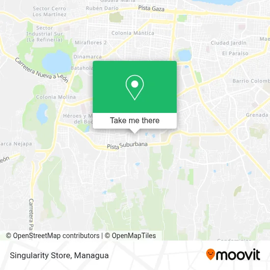 Singularity Store map