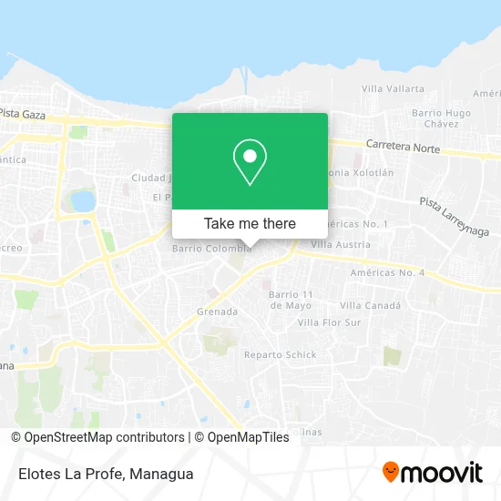 Elotes La Profe map
