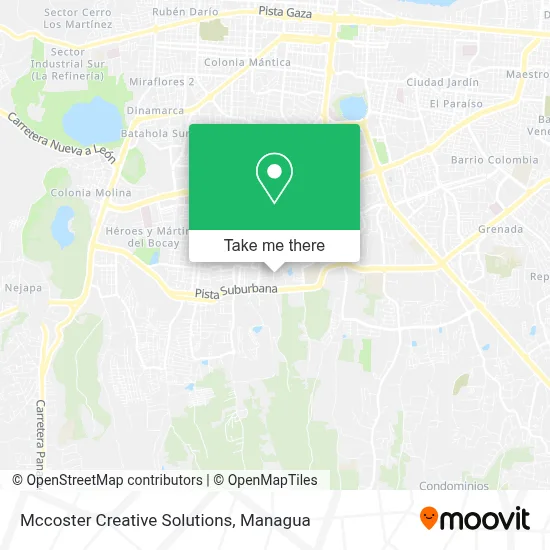 Mccoster Creative Solutions map
