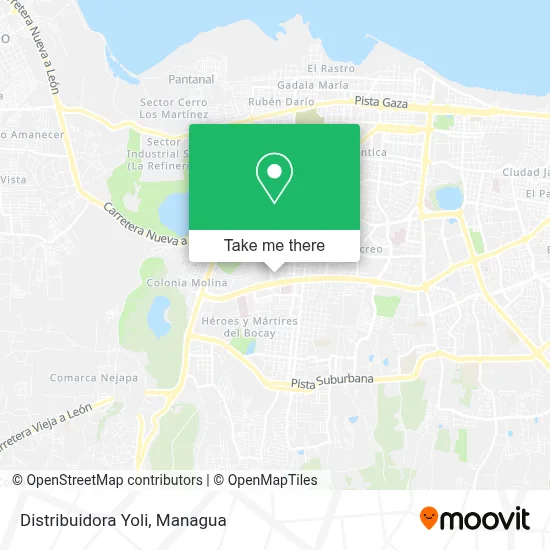 Distribuidora Yoli map