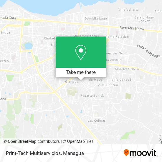 Print-Tech Multiservicios map