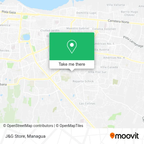 J&G Store map
