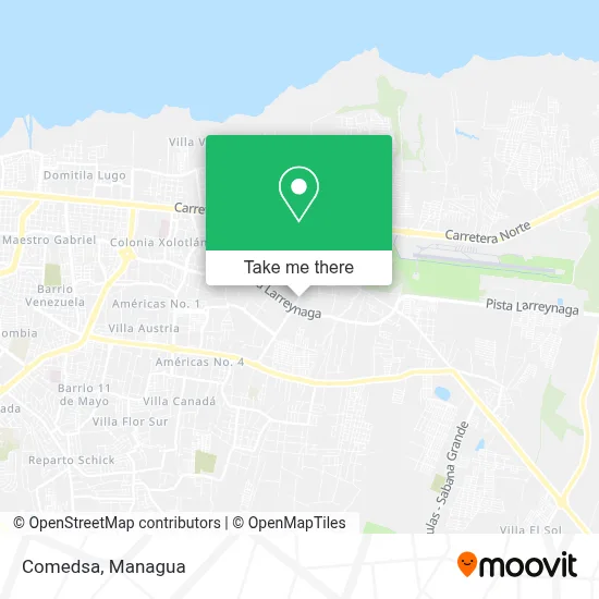 Comedsa map