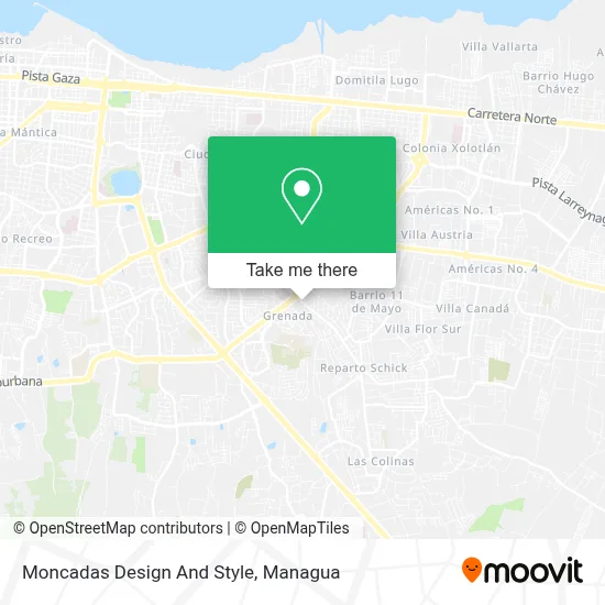 Moncadas Design And Style map