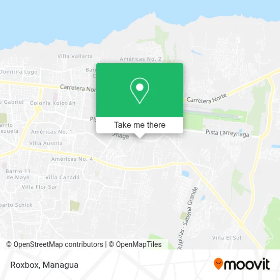 Roxbox map
