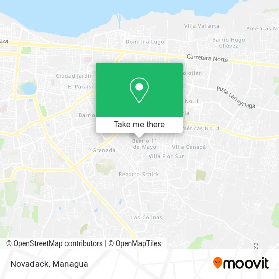 Novadack map