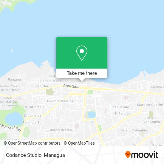 Codance Studio map