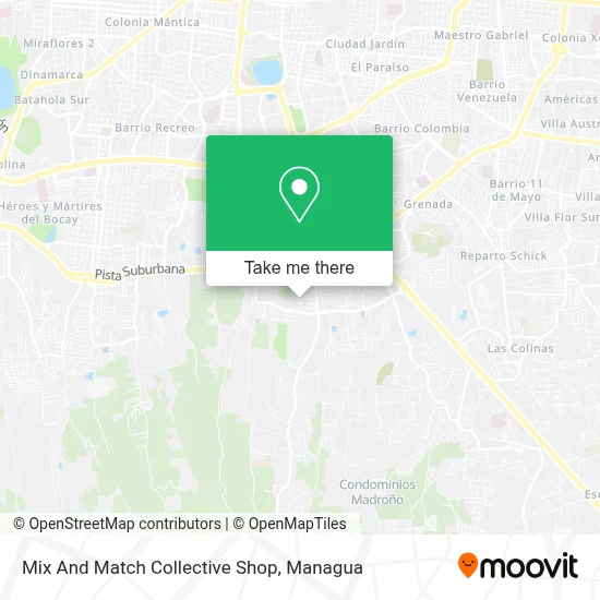 Mix And Match Collective Shop map