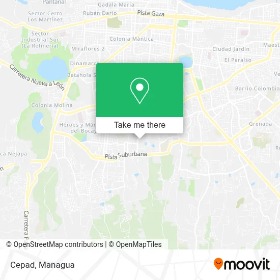 Cepad map