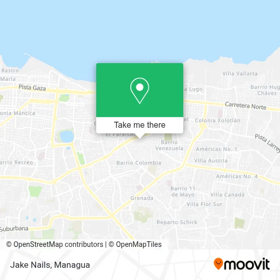 Jake Nails map