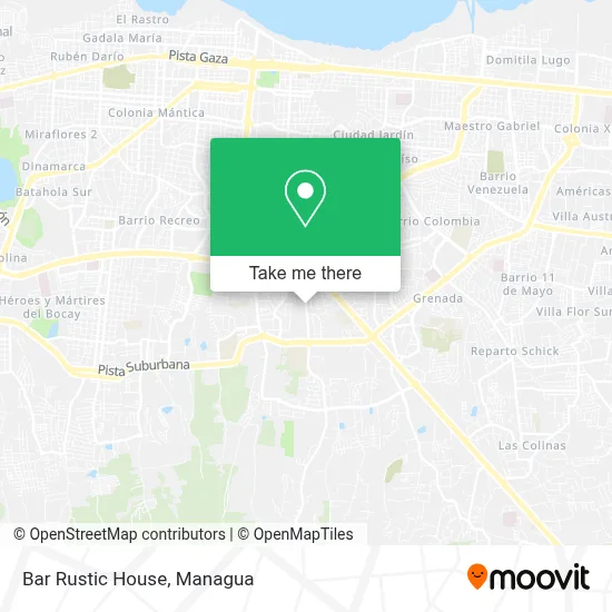 Bar Rustic House map