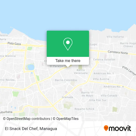 El Snack Del Chef map