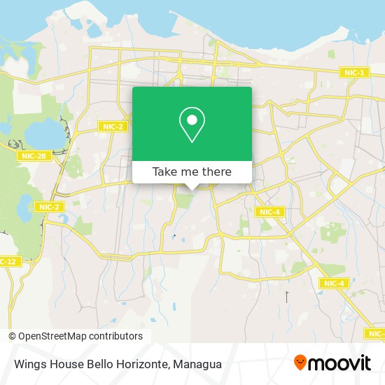 Wings House Bello Horizonte map