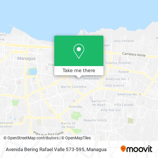 Avenida Bering Rafael Valle 573-595 map