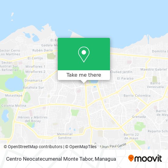 Centro Neocatecumenal Monte Tabor map