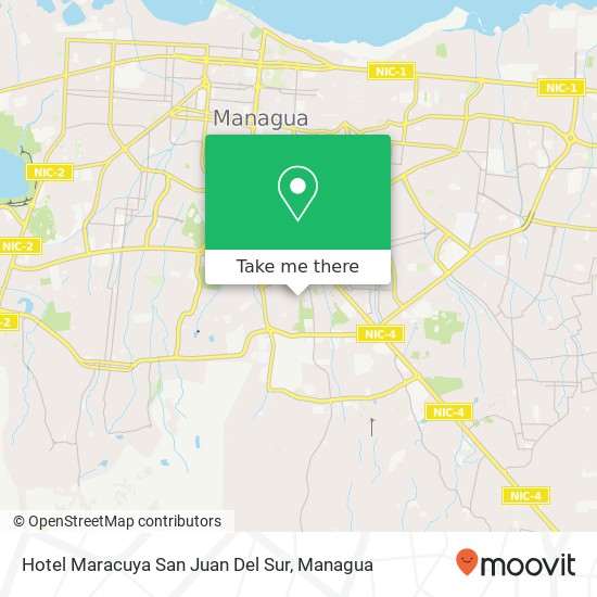 Hotel Maracuya San Juan Del Sur map