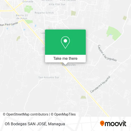 Ofi Bodegas SAN JOSÉ map