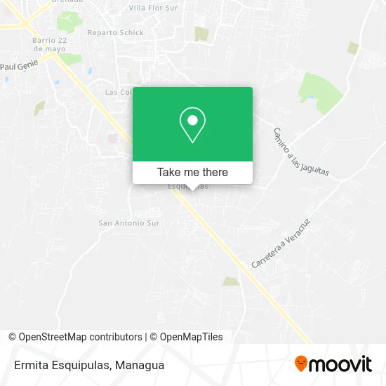 Ermita Esquipulas map