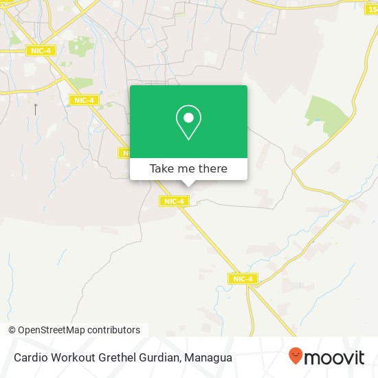 Cardio Workout Grethel Gurdian map