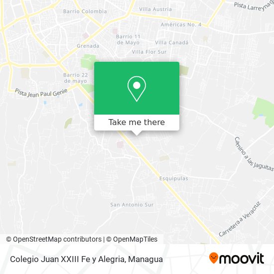 Colegio Juan XXIII Fe y Alegria map