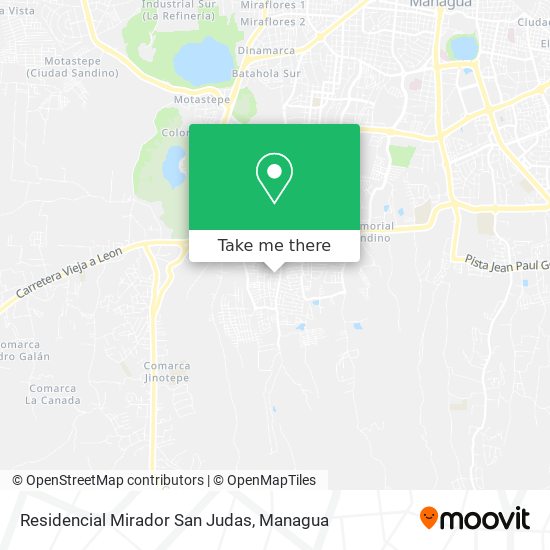 Residencial Mirador San Judas map