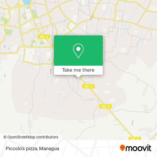 Piccolo's pizza map