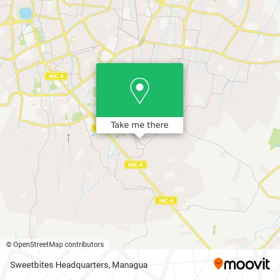 Sweetbites Headquarters map