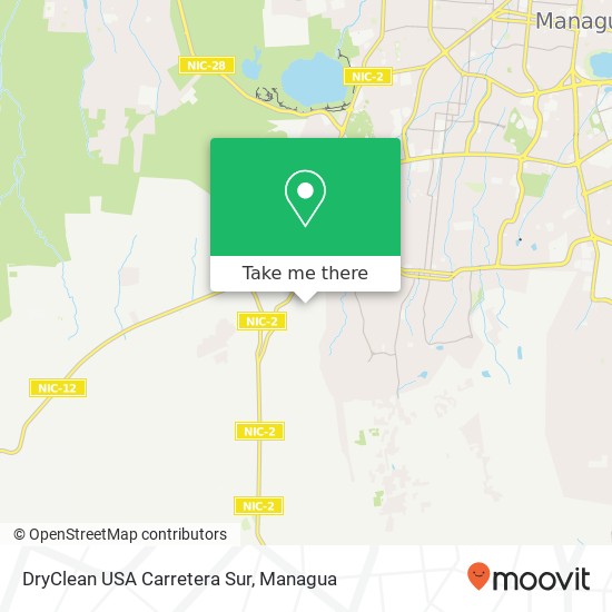 DryClean USA Carretera Sur map