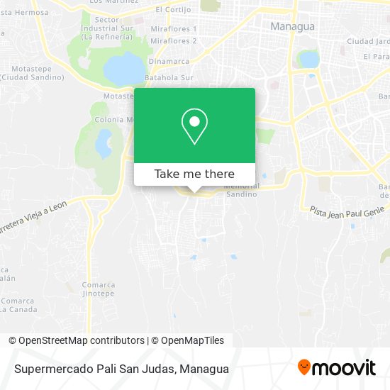 Mapa de Supermercado Pali San Judas