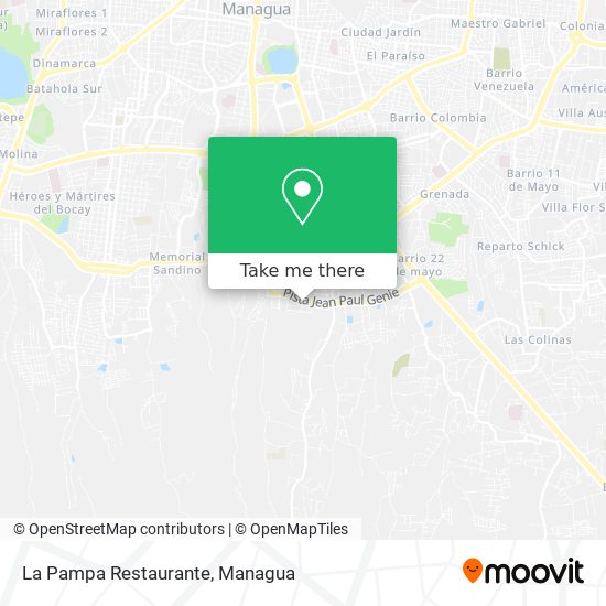 La Pampa Restaurante map
