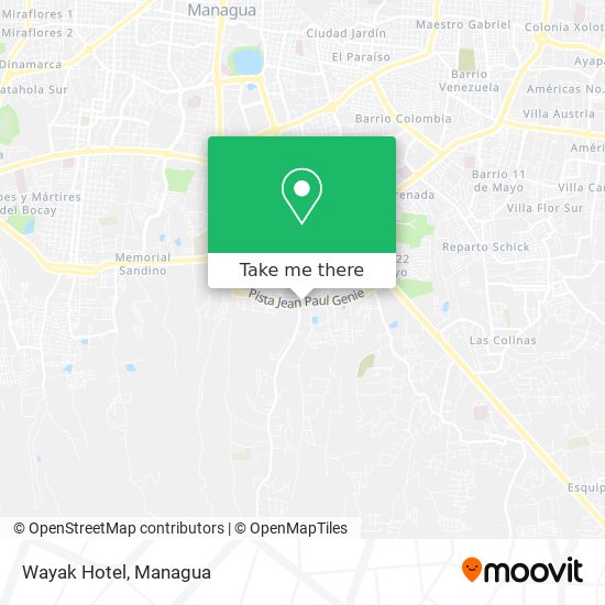 Wayak Hotel map