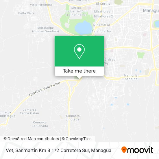 Vet, Sanmartin Km 8 1 / 2 Carretera Sur map