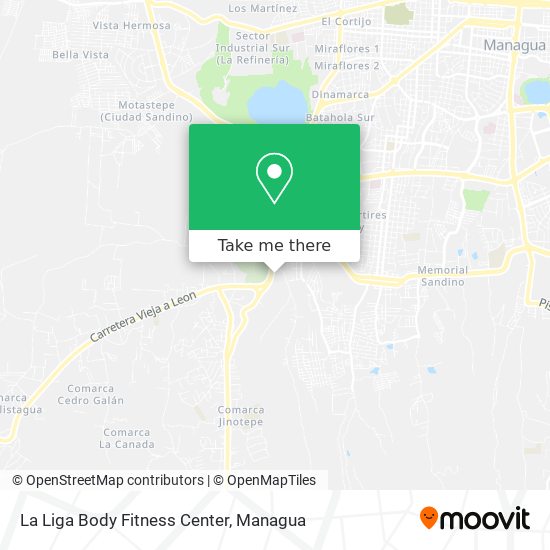 Mapa de La Liga Body Fitness Center