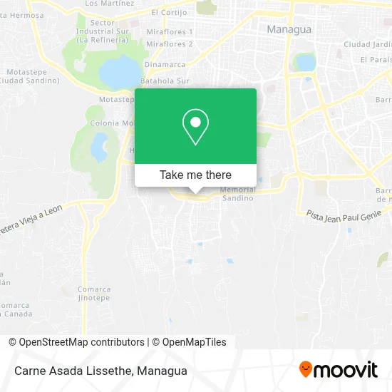 Mapa de Carne Asada Lissethe