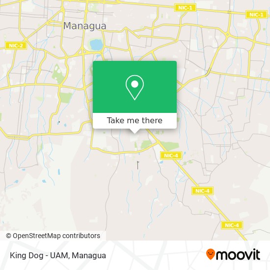 King Dog - UAM map