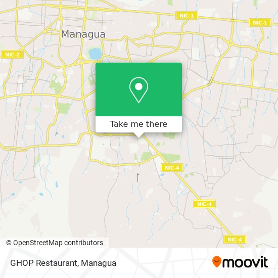 GHOP Restaurant map